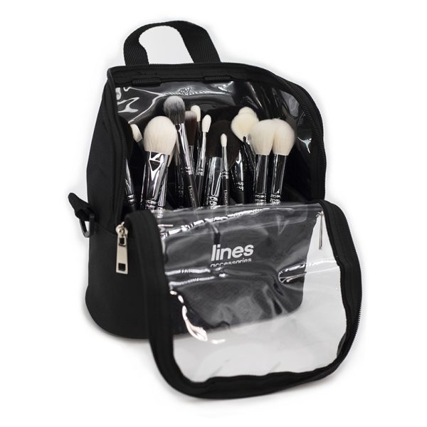 LINES torbica za makeup cetkice sa providnim delom